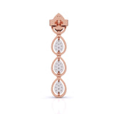 Ivana Jewels Earrings Leaf Design Drop Earrings