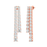 Ivana Jewels Earrings Minimalist Diamond Bar Earrings