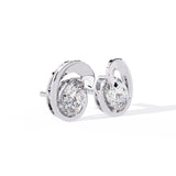 Ivana Jewels Earrings Modern Diamond Stud Earrings