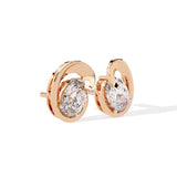 Ivana Jewels Earrings Modern Diamond Stud Earrings