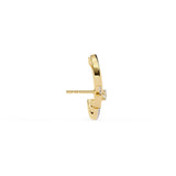 Ivana Jewels Earrings Modern Hoop Diamond Earrings