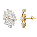 Ivana Jewels Earrings Oval & Marquise Diamond Earrings Sets.