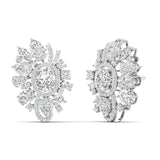 Ivana Jewels Earrings Oval & Marquise Diamond Earrings Sets.