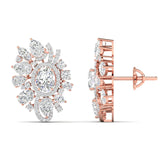 Ivana Jewels Earrings Oval & Marquise Diamond Earrings Sets.
