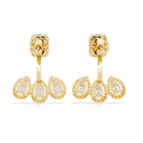 Ivana Jewels Earrings Rectangular and Teardrop Diamond Earrings