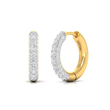 Ivana Jewels Earrings Round cut Diamonds Clustered Elegance Earrings