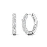 Ivana Jewels Earrings Round cut Diamonds Clustered Elegance Earrings