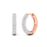 Ivana Jewels Earrings Round cut Diamonds Clustered Elegance Earrings