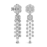 Ivana Jewels Earrings Round Cut Diamonds Dangler Earring