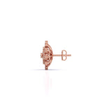 Ivana Jewels Earrings Snowflake Diamond Studs