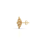 Ivana Jewels Earrings Snowflake Diamond Studs
