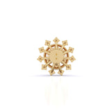 Ivana Jewels Earrings Snowflake Diamond Studs