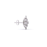 Ivana Jewels Earrings Snowflake Diamond Studs