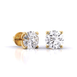 Ivana Jewels Earrings Solitaire Studs