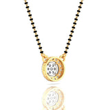 Ivana Jewels Mangal Sutra Circle Diamond Mangalsutra Pendant