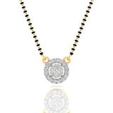 Ivana Jewels Mangal Sutra Circle Diamond Mangalsutra Pendant