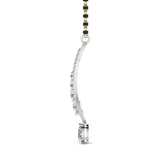Ivana Jewels Mangal Sutra Fancy Shape Pear Diamond Mangal Sutra Pendant