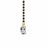 Ivana Jewels Mangal Sutra Single Solitaire 1.1 Carat Round Diamond Mangalsutra