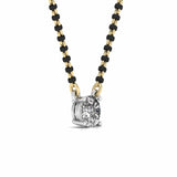 Ivana Jewels Mangal Sutra Single Solitaire 1.1 Carat Round Diamond Mangalsutra