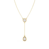 Buy Moonstone Teardrop Diamond Pendant Online from Ivana Jewels Best lab grown diamond jewellery brand