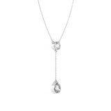 Buy Moonstone Teardrop Diamond Pendant Online from Ivana Jewels Best lab grown diamond jewellery brand