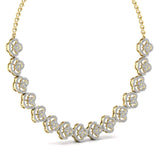 Ivana Jewels Necklace Garden Of Flowers Diamond Necklace