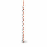 Ivana Jewels Necklace Gorgeous Concentric Studded Diamond Necklace