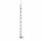 Ivana Jewels Necklace Gorgeous Concentric Studded Diamond Necklace