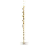 Ivana Jewels Necklace Layered Round Cut Diamonds Party Wear Necklace