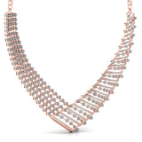 Ivana Jewels Necklace Multi Layered Diamond Necklace