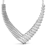 Ivana Jewels Necklace Multi Layered Diamond Necklace