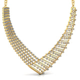 Ivana Jewels Necklace Multi Layered Diamond Necklace