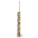 Ivana Jewels Necklace Party Wear Fancy & Round Diamonds Necklace
