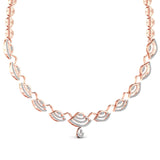 Ivana Jewels Necklace Party Wear Round Cut Diamonds Necklace