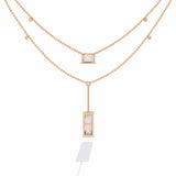Ivana Jewels Necklaces Baguette and Square Diamond Necklace