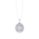 Ivana Jewels Necklaces Celestial Sun Medallion Necklace