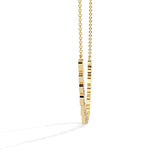 Ivana Jewels Necklaces Delicate Diamond Curve Necklace