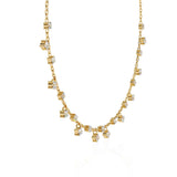 Ivana Jewels Necklaces Delicate Stone Drop Choker