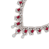 Ivana Jewels Necklaces Diamond and Emerald Accent Necklace