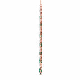 Ivana Jewels Necklaces Diamond and Emerald Accent Necklace