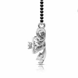 Ivana Jewels Necklaces Fancy & Round Diamond Floral Mangalsutra with Central Diamond