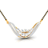 Ivana Jewels Necklaces Fancy & Round Diamonds Wave Pendant