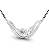 Ivana Jewels Necklaces Fancy & Round Diamonds Wave Pendant