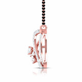 Ivana Jewels Necklaces Fancy & Round Diamonds Wave Pendant