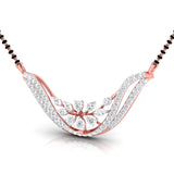 Ivana Jewels Necklaces Fancy & Round Diamonds Wave Pendant