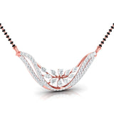 Ivana Jewels Necklaces Fancy & Round Diamonds Wave Pendant