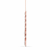 Ivana Jewels Necklaces Floral & Geometric Diamond Necklace