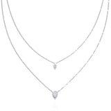 Ivana Jewels Necklaces Layered Teardrop Necklace