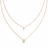 Ivana Jewels Necklaces Layered Teardrop Necklace