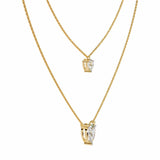 Ivana Jewels Necklaces Layered Teardrop Necklace